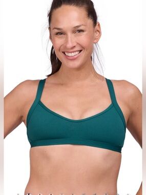 Jolyn Bikini Top “Kathleen” Color Peacock Blue Green Size M